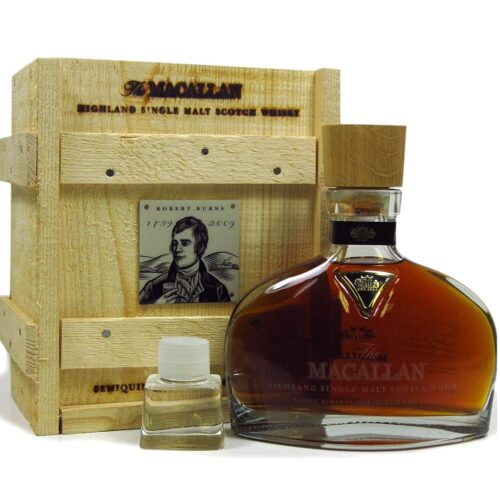 Macallan - Robert Burns Semiquincentenary - 1998 12YrOld Whisky 70cl46%ABV