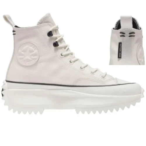 Converse - All Star | High Platform, AUTHENTIC Chuck Taylor, Run Star Hi Women White, UK 6
