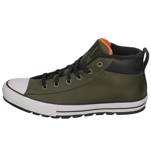 Converse - All Star | Chuck Taylor Street Lugged Sneaker - Mid Cargo Khaki /White /Black
