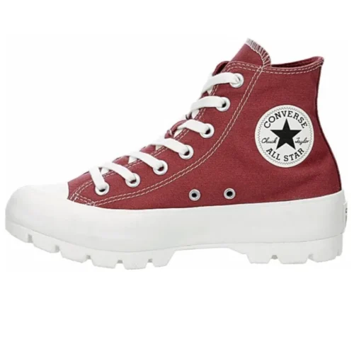Converse – All Star | ORIGINAL, Chuck Taylor, Lugged High Top Sneaker, Lace up Style, Burgundy