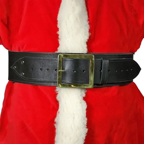 The Sword Inc. - AUTHENTIC Santa Claus Belt 4 Inch Wide Leather BTS-2610 (50-55), Special CHRISTMAS Buy.