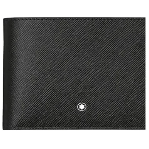 MONTBLANC - LUXURY MB Sartorial Wallet, 6cc 2 View Poc BK New Wallet, High Quality, (Black), One Size