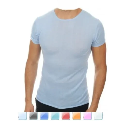 Balldiri – HIGH QUALITY Premium Cashmere Men’s T-Shirt Crew-Neck Short Sleeve 2-Ply, Carefully Made with Best materials