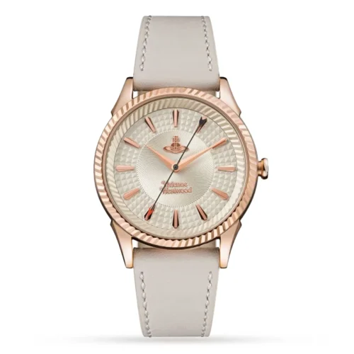 Vivienne Westwood - Seymour Women's Quartz Watch, Genuine LEATHER