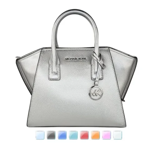 MICHAEL KORS - Luxury Avril Pebbled Leather Satchel Bag (with Color options)