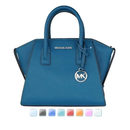 MICHAEL KORS - Luxury Avril Pebbled Leather Satchel Bag (with Color options)