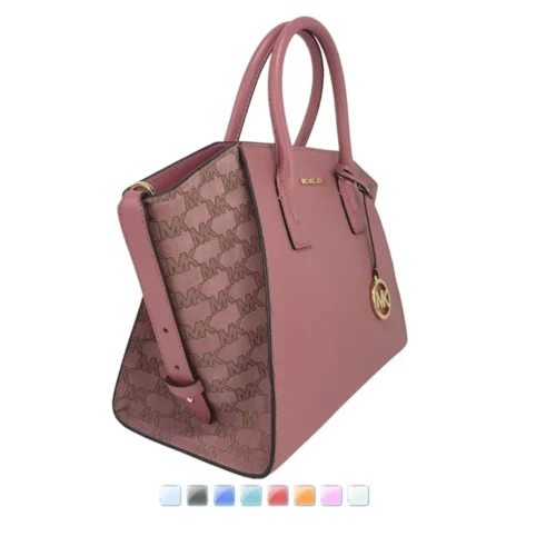 MICHAEL KORS - Luxury Avril Pebbled Leather Satchel Bag (with Color options)