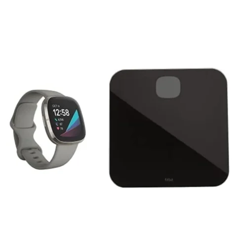 FITBIT - Sense Advanced, Activity Tracker, Stress Management COMES WITH Aria Air Smart Scale