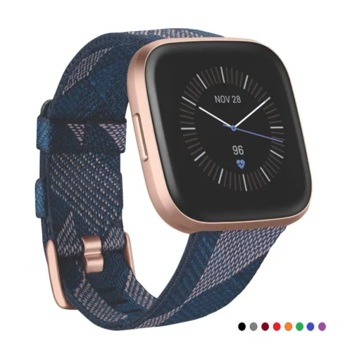 FITBIT - Versa 2, Health & Fitness, Heart Rate & Calorie Tracker, Voice Control & Music (with Options)