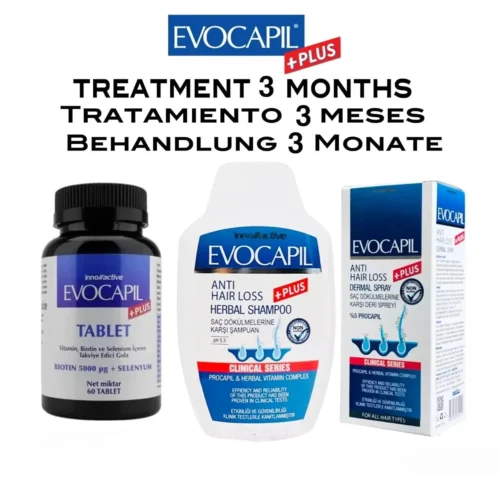 EVOCAPIL - ANTI-HAIR LOSS and HAIR REGROWTH, Evocapil Plus, 3-month Result