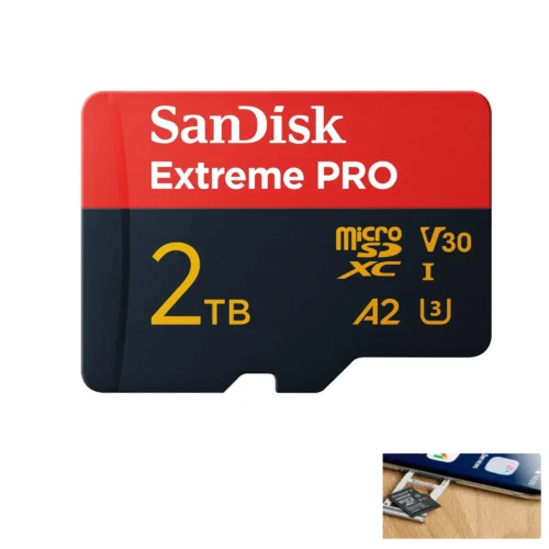 SanDisk - 2TB, MOBILE PHONE extremePro microSDXC Card + Adapter, Cams & Drones
