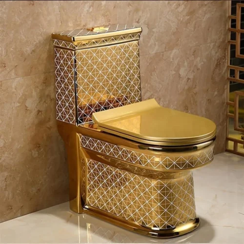 Taiyuan Haoqian - Ceramic Gold Toilet, Elegance and Luxury, Transform your Toilet.