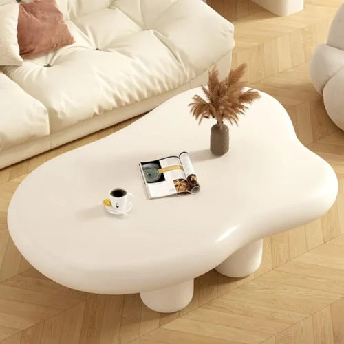 Tongsheng - Modern CLOUD TABLE, Irregular & Cloud Shaped Luxury Table for Living Rooms