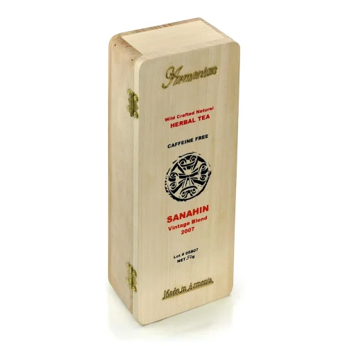 Armeniac Sanahin TEA – Premium 100% Natural Wild Crafted Wellness Herbal Tea in Artisan Box, 50g