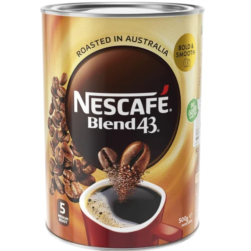 Nescafe Coffee - RARE Nescafe 'Blend 43' Coffee 500g, Australian made, 100% coffee bean
